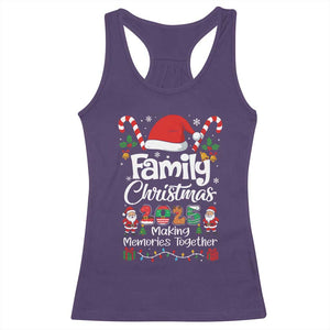 Family Christmas 2025 Racerback Tank Top Matching Xmas Squad Santa TS10 Purple Print Your Wear