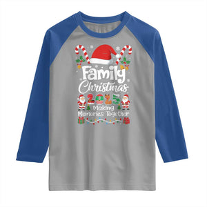 Family Christmas 2025 Raglan Shirt Matching Xmas Squad Santa TS10 Sport Gray Royal Print Your Wear