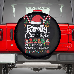 Family Christmas 2025 Spare Tire Cover Matching Xmas Squad Santa TS10 Black Print Your Wear