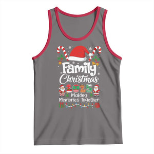Family Christmas 2025 Tank Top Matching Xmas Squad Santa TS10 Deep Heather Red Print Your Wear