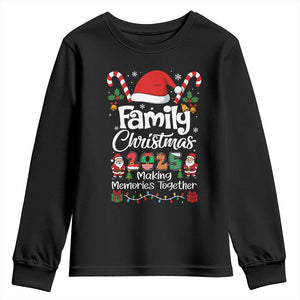 Family Christmas 2025 Youth Sweatshirt Matching Xmas Squad Santa TS10 Black Print Your Wear