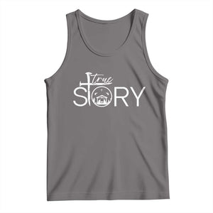 Christian True Story Tank Top Nativity Scene Christmas Faith Cross Jesus Birth TS10 Deep Heather Print Your Wear