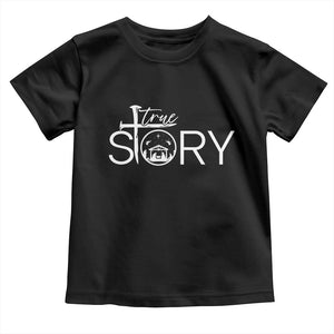 Christian True Story Toddler T Shirt Nativity Scene Christmas Faith Cross Jesus Birth TS10 Black Print Your Wear