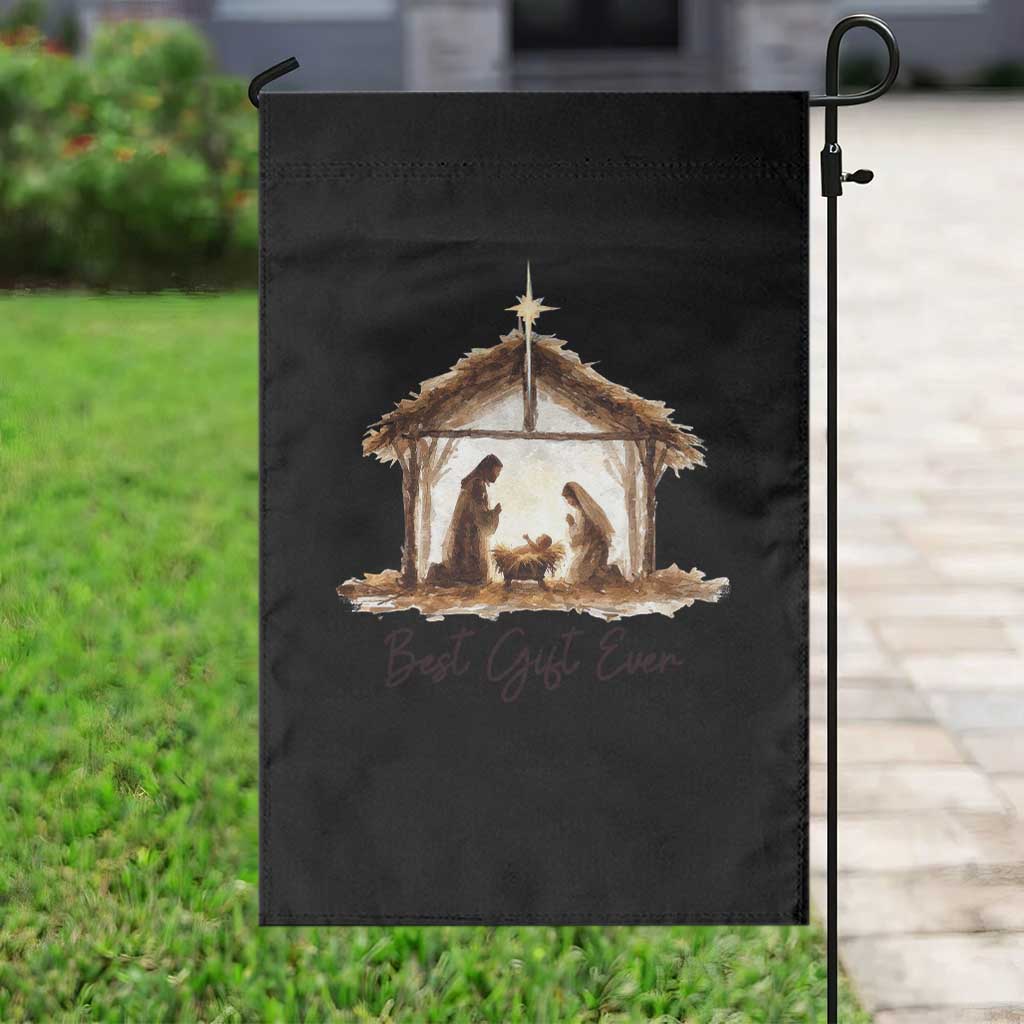 Nativity Scene Garden Flag Christian Christmas Jesus Best Gift Ever TS10 Print Your Wear