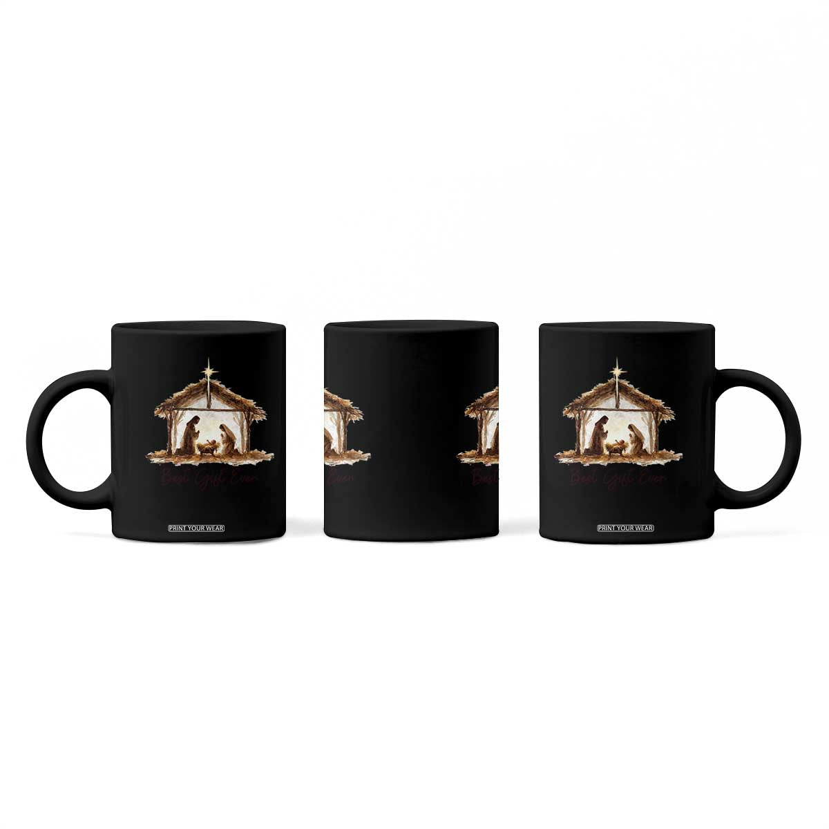 Nativity Scene Coffee Mug Christian Christmas Jesus Best Gift Ever TS10 Print Your Wear