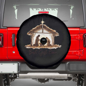 Nativity Scene Spare Tire Cover Christian Christmas Jesus Best Gift Ever TS10 Black Print Your Wear