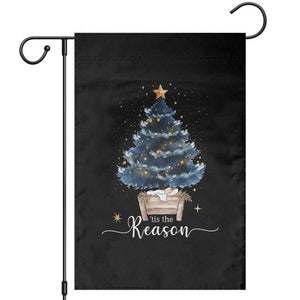 Nativity Scene Garden Flag Jesus Reason Tis The Season Christian Christmas Tree TS10 Black Print Your Wear