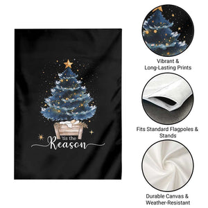 Nativity Scene Garden Flag Jesus Reason Tis The Season Christian Christmas Tree TS10 Print Your Wear
