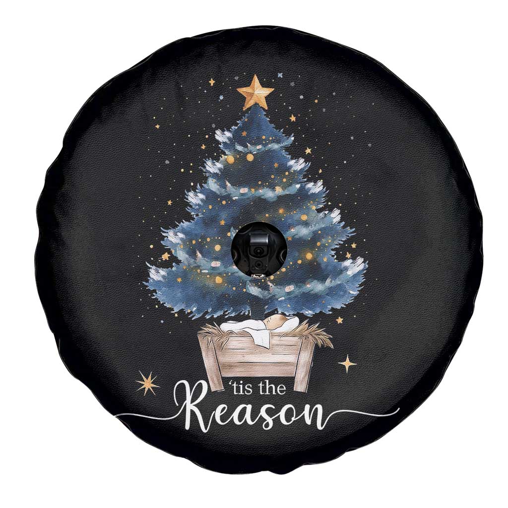 Nativity Scene Spare Tire Cover Jesus Reason Tis The Season Christian Christmas Tree TS10 Print Your Wear