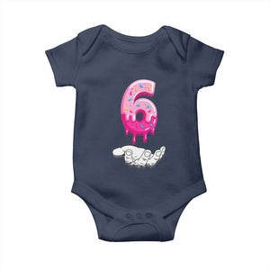 Funny 67 Six Seven Meme Couple Matching Baby Onesie Number 6 Baseball Ice Cream Drip TS10 Navy Print Your Wear