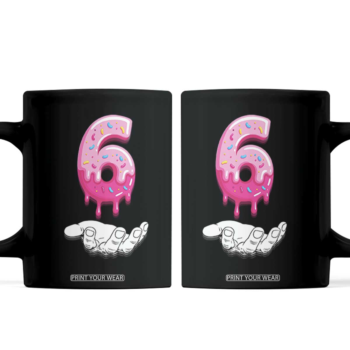 Funny 67 Six Seven Meme Couple Matching Coffee Mug Number 6 Baseball Ice Cream Drip TS10 Black Print Your Wear