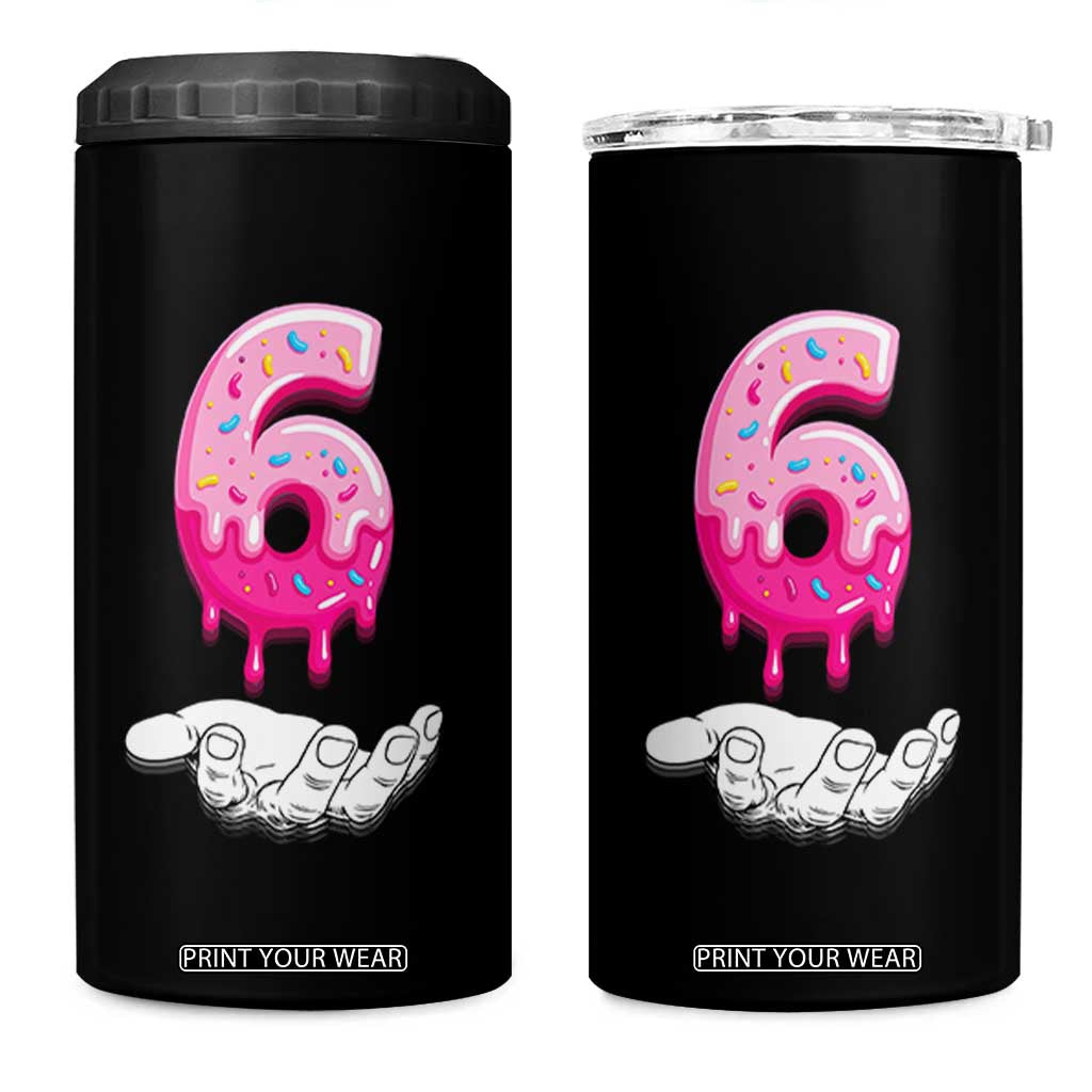 Funny 67 Six Seven Meme Couple Matching 4 in 1 Can Cooler Tumbler Number 6 Baseball Ice Cream Drip TS10 One Size: 16 oz Black Print Your Wear