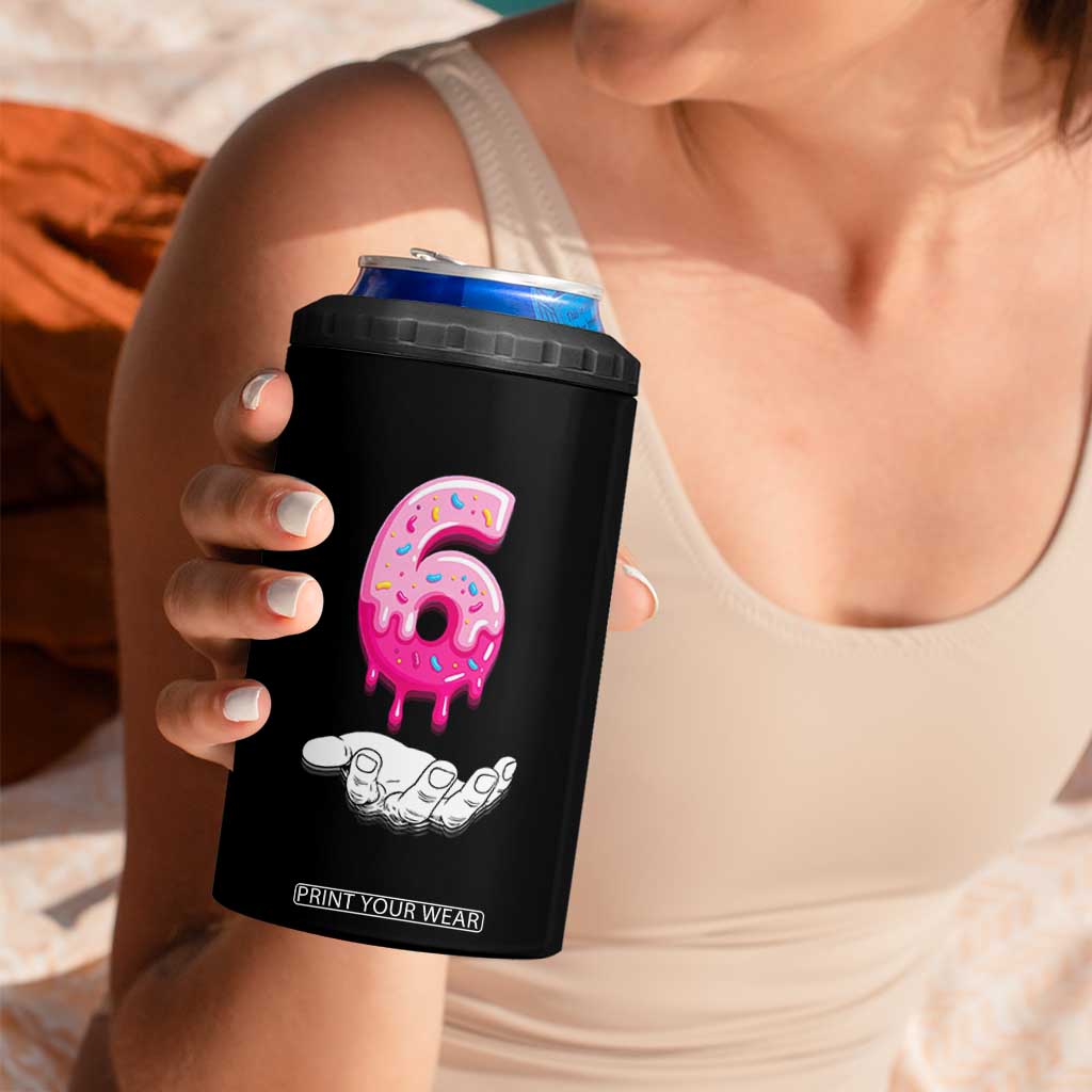 Funny 67 Six Seven Meme Couple Matching 4 in 1 Can Cooler Tumbler Number 6 Baseball Ice Cream Drip TS10 Print Your Wear