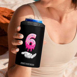 Funny 67 Six Seven Meme Couple Matching 4 in 1 Can Cooler Tumbler Number 6 Baseball Ice Cream Drip TS10 Print Your Wear
