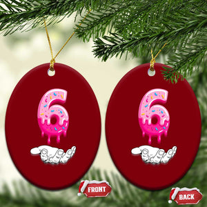 Funny 67 Six Seven Meme Couple Matching Ceramic Ornament Number 6 Baseball Ice Cream Drip TS10 Print Your Wear