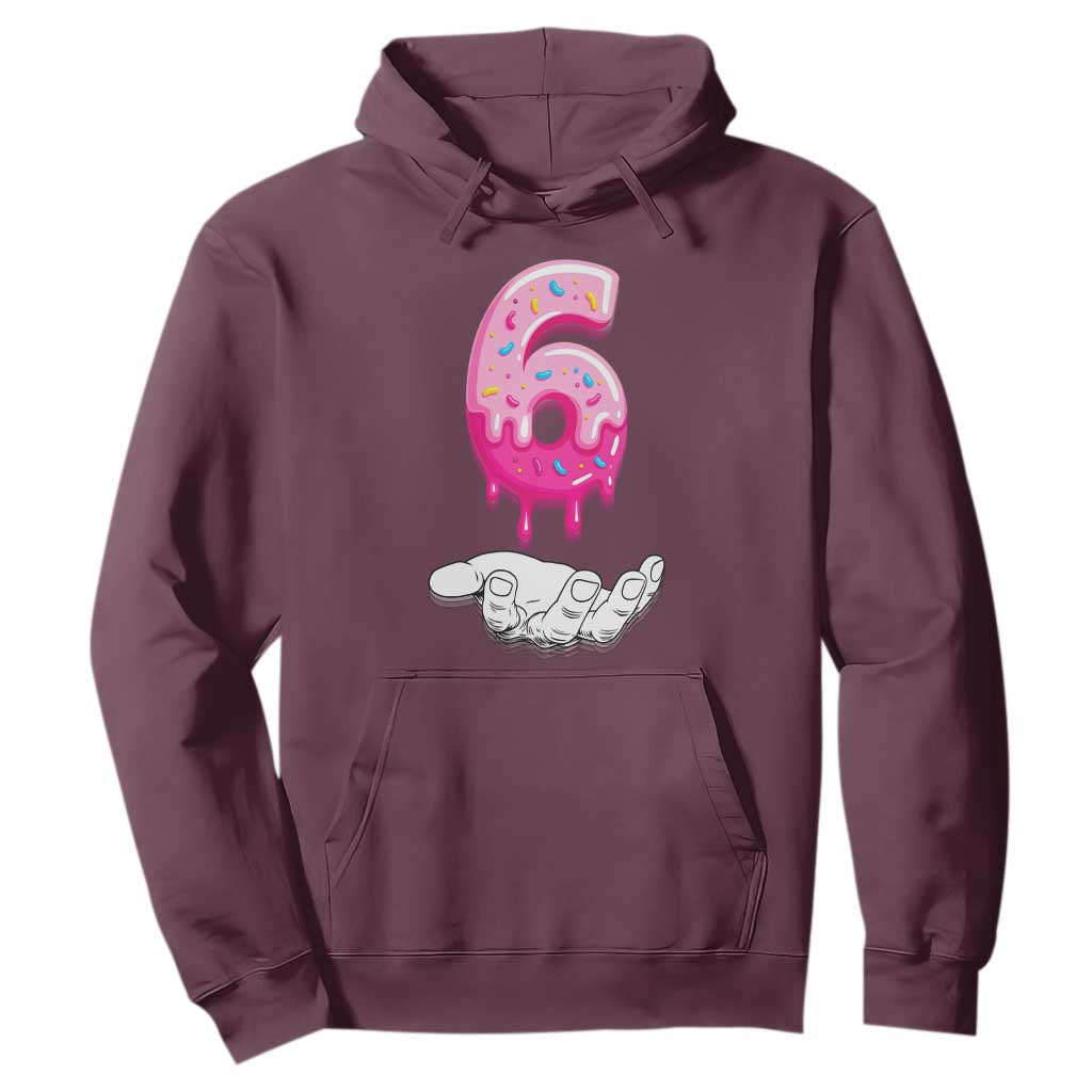 Funny 67 Six Seven Meme Couple Matching Hoodie Number 6 Baseball Ice Cream Drip TS10 Maroon Print Your Wear