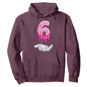 Funny 67 Six Seven Meme Couple Matching Hoodie Number 6 Baseball Ice Cream Drip TS10 Maroon Print Your Wear