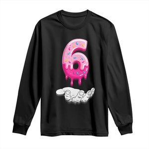 Funny 67 Six Seven Meme Couple Matching Long Sleeve Shirt Number 6 Baseball Ice Cream Drip TS10 Black Print Your Wear