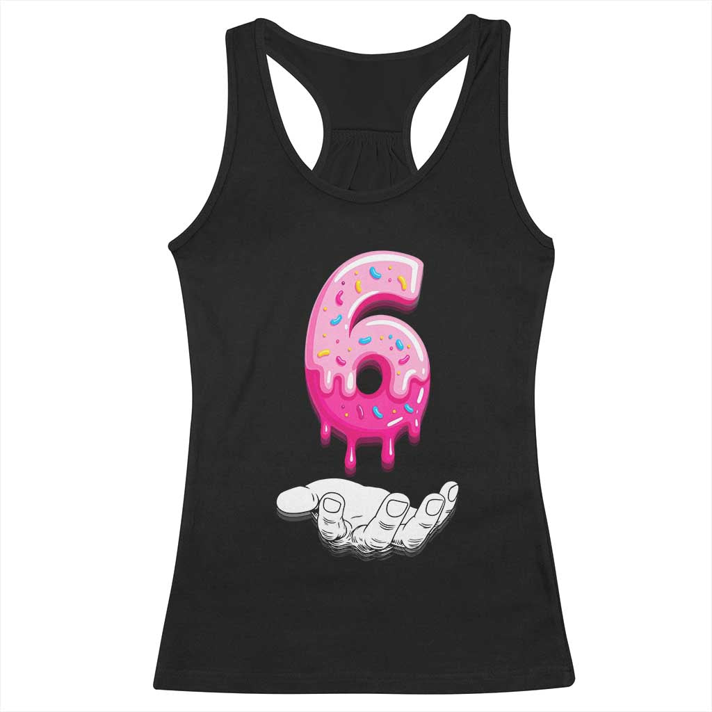 Funny 67 Six Seven Meme Couple Matching Racerback Tank Top Number 6 Baseball Ice Cream Drip TS10 Black Print Your Wear
