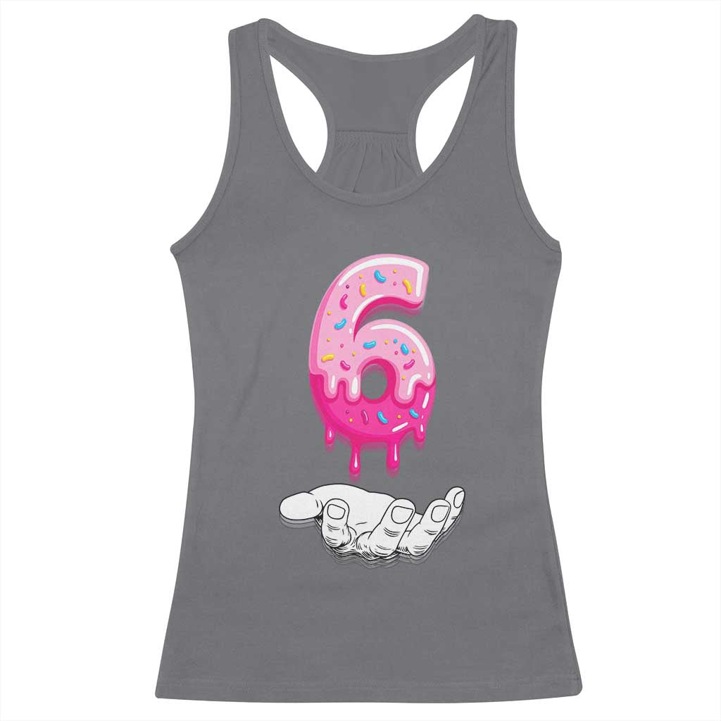 Funny 67 Six Seven Meme Couple Matching Racerback Tank Top Number 6 Baseball Ice Cream Drip TS10 Charcoal Print Your Wear