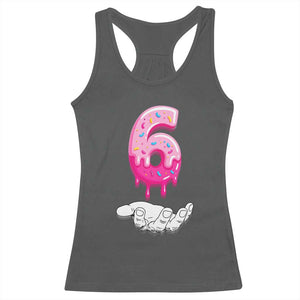 Funny 67 Six Seven Meme Couple Matching Racerback Tank Top Number 6 Baseball Ice Cream Drip TS10 Dark Heather Print Your Wear