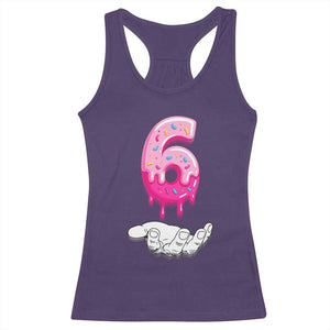 Funny 67 Six Seven Meme Couple Matching Racerback Tank Top Number 6 Baseball Ice Cream Drip TS10 Purple Print Your Wear