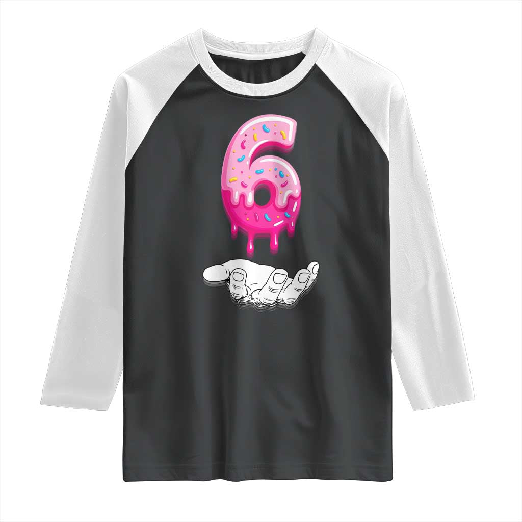 Funny 67 Six Seven Meme Couple Matching Raglan Shirt Number 6 Baseball Ice Cream Drip TS10 Black White Print Your Wear