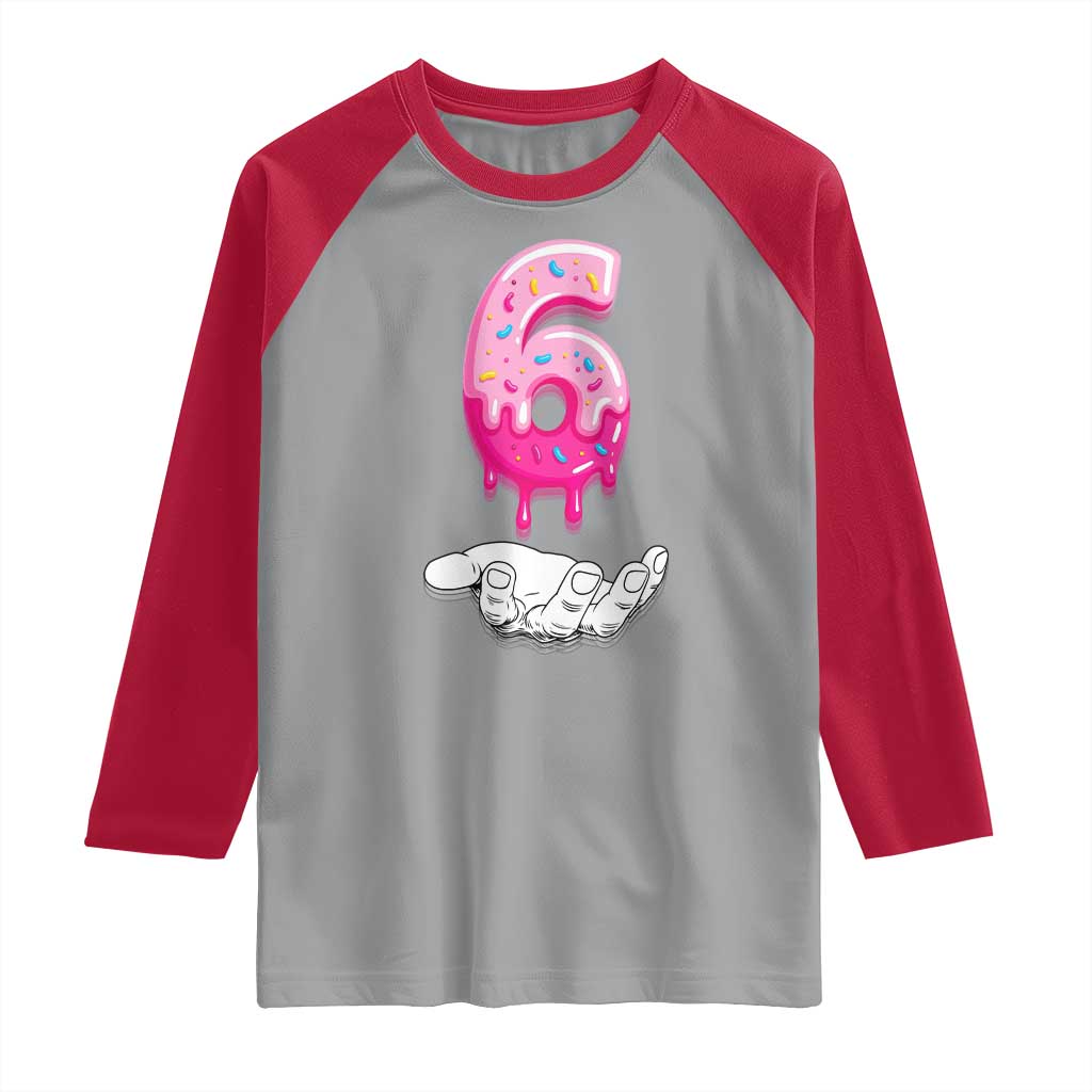 Funny 67 Six Seven Meme Couple Matching Raglan Shirt Number 6 Baseball Ice Cream Drip TS10 Sport Gray Red Print Your Wear