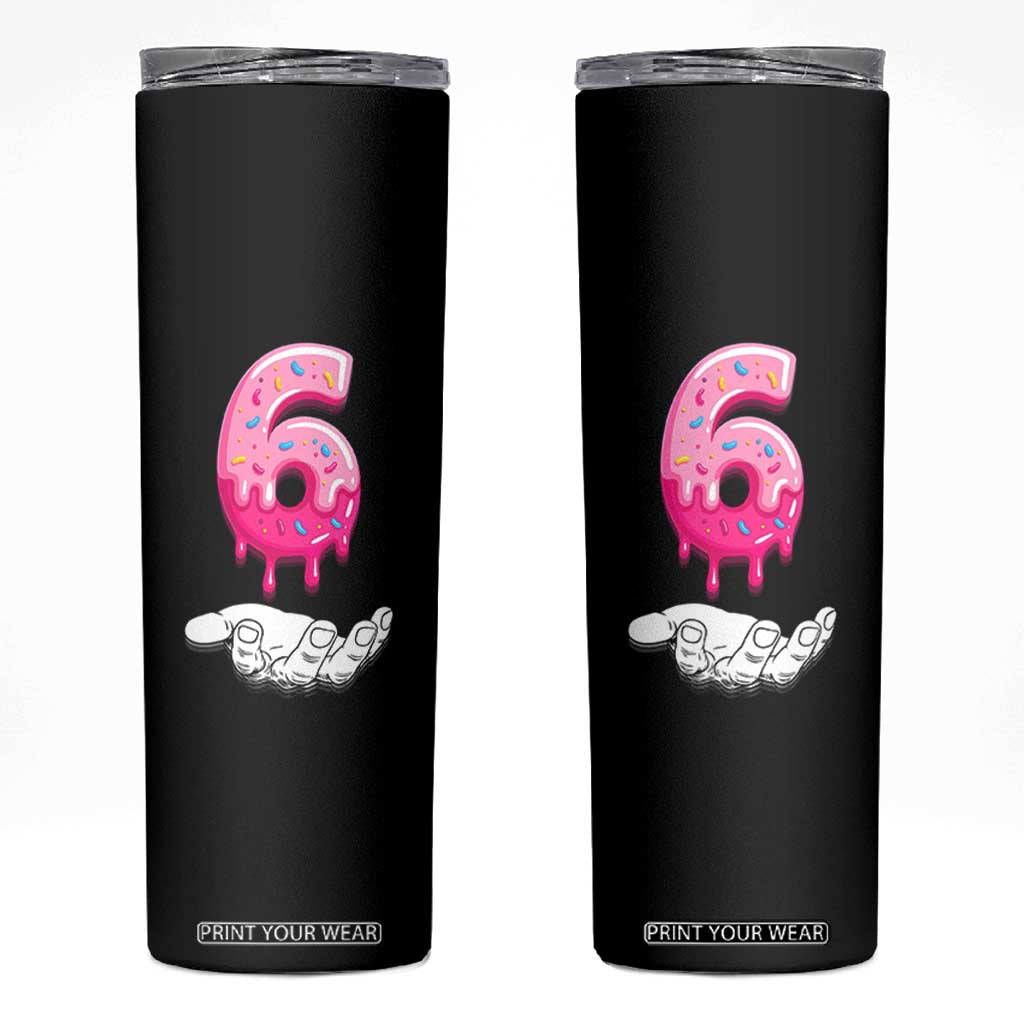 Funny 67 Six Seven Meme Couple Matching Skinny Tumbler Number 6 Baseball Ice Cream Drip TS10 Black Print Your Wear