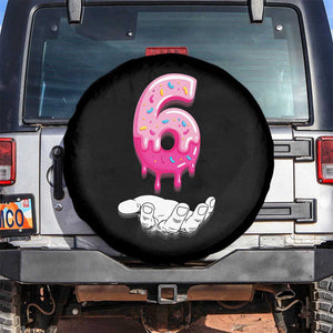 Funny 67 Six Seven Meme Couple Matching Spare Tire Cover Number 6 Baseball Ice Cream Drip TS10 No hole Black Print Your Wear