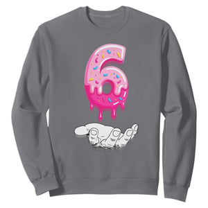 Funny 67 Six Seven Meme Couple Matching Sweatshirt Number 6 Baseball Ice Cream Drip TS10 Charcoal Print Your Wear