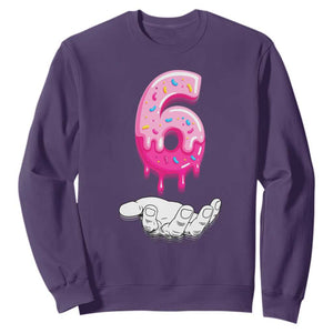 Funny 67 Six Seven Meme Couple Matching Sweatshirt Number 6 Baseball Ice Cream Drip TS10 Purple Print Your Wear
