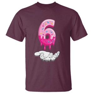 Funny 67 Six Seven Meme Couple Matching T Shirt Number 6 Baseball Ice Cream Drip TS10 Maroon Print Your Wear