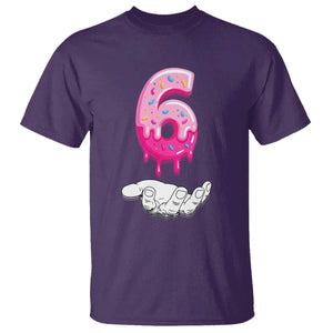 Funny 67 Six Seven Meme Couple Matching T Shirt Number 6 Baseball Ice Cream Drip TS10 Purple Print Your Wear