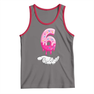 Funny 67 Six Seven Meme Couple Matching Tank Top Number 6 Baseball Ice Cream Drip TS10 Deep Heather Red Print Your Wear