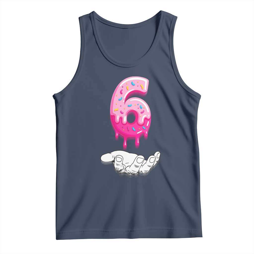 Funny 67 Six Seven Meme Couple Matching Tank Top Number 6 Baseball Ice Cream Drip TS10 Navy Print Your Wear