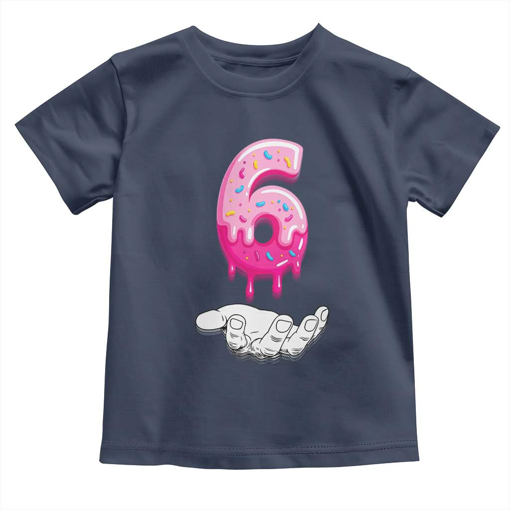 Funny 67 Six Seven Meme Couple Matching Toddler T Shirt Number 6 Baseball Ice Cream Drip TS10 Navy Print Your Wear