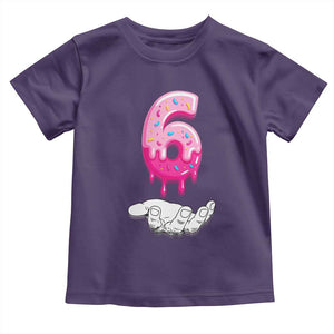 Funny 67 Six Seven Meme Couple Matching Toddler T Shirt Number 6 Baseball Ice Cream Drip TS10 Purple Print Your Wear