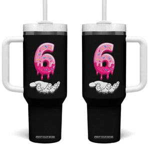 Funny 67 Six Seven Meme Couple Matching Tumbler With Handle Number 6 Baseball Ice Cream Drip TS10 One Size: 40 oz Black Print Your Wear