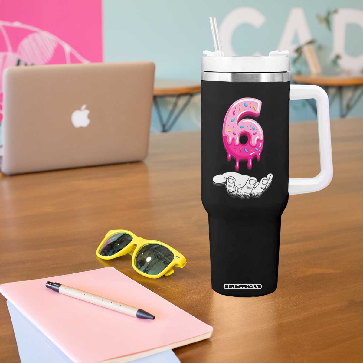 Funny 67 Six Seven Meme Couple Matching Tumbler With Handle Number 6 Baseball Ice Cream Drip TS10 Print Your Wear