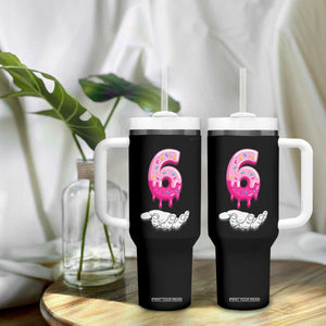 Funny 67 Six Seven Meme Couple Matching Tumbler With Handle Number 6 Baseball Ice Cream Drip TS10 Print Your Wear