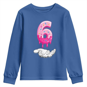 Funny 67 Six Seven Meme Couple Matching Youth Sweatshirt Number 6 Baseball Ice Cream Drip TS10 Royal Blue Print Your Wear