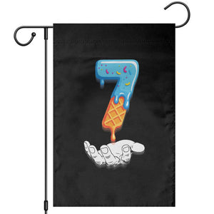 Funny 67 Six Seven Meme Couple Matching Garden Flag Number 7 Baseball Ice Cream Drip TS10 Black Print Your Wear