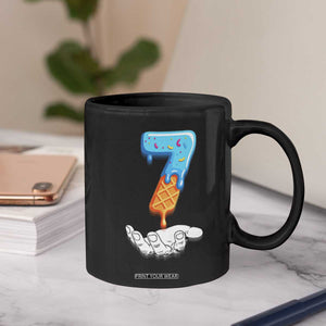 Funny 67 Six Seven Meme Couple Matching Coffee Mug Number 7 Baseball Ice Cream Drip TS10 Print Your Wear