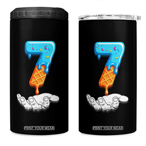 Funny 67 Six Seven Meme Couple Matching 4 in 1 Can Cooler Tumbler Number 7 Baseball Ice Cream Drip TS10 One Size: 16 oz Black Print Your Wear