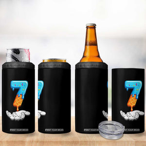Funny 67 Six Seven Meme Couple Matching 4 in 1 Can Cooler Tumbler Number 7 Baseball Ice Cream Drip TS10 Print Your Wear