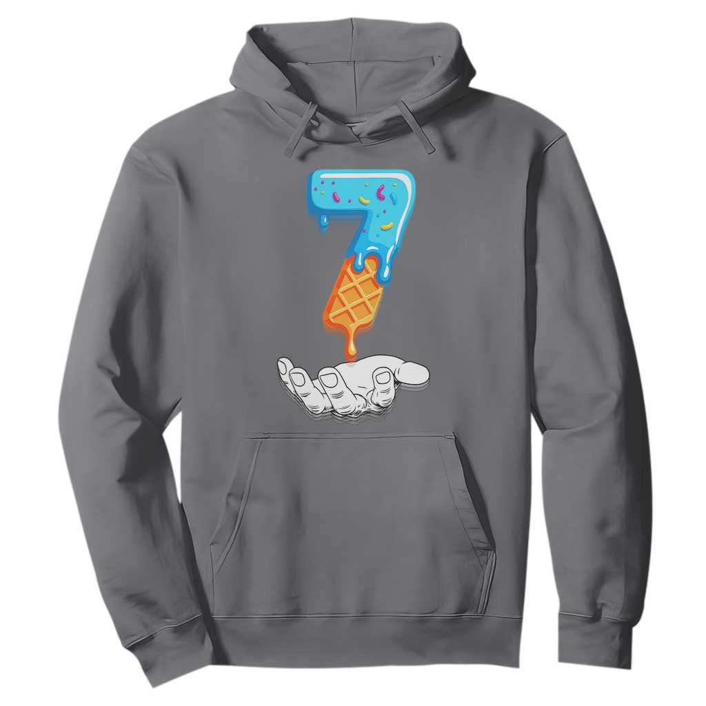 Funny 67 Six Seven Meme Couple Matching Hoodie Number 7 Baseball Ice Cream Drip TS10 Charcoal Print Your Wear