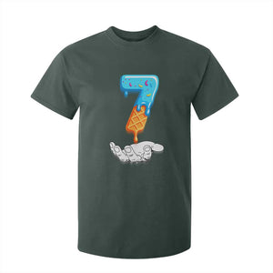 Funny 67 Six Seven Meme Couple Matching T Shirt For Kid Number 7 Baseball Ice Cream Drip TS10 Dark Forest Green Print Your Wear