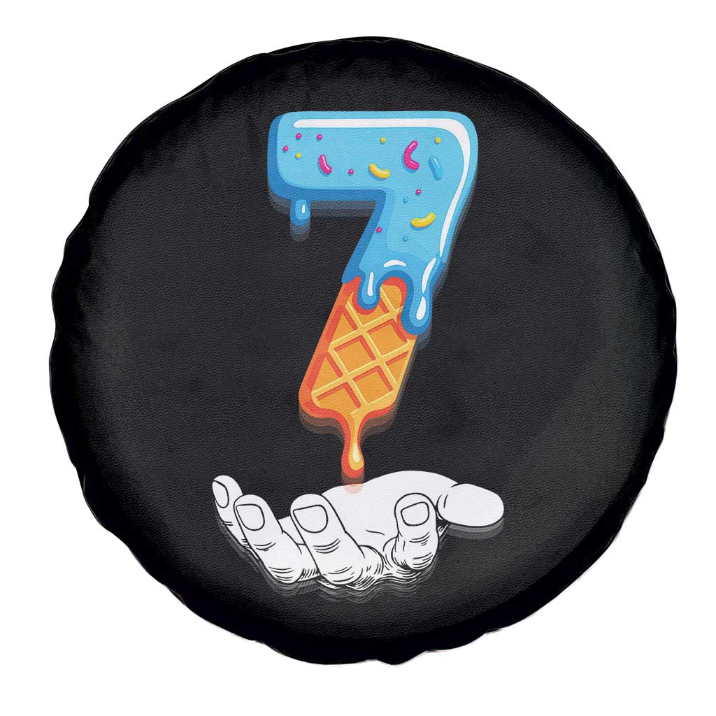 Funny 67 Six Seven Meme Couple Matching Spare Tire Cover Number 7 Baseball Ice Cream Drip TS10 Print Your Wear
