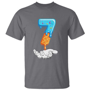 Funny 67 Six Seven Meme Couple Matching T Shirt Number 7 Baseball Ice Cream Drip TS10 Charcoal Print Your Wear